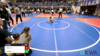 58-61 lbs Quarterfinal - Hagen Byrd, Salina Wrestling Club vs Beckham Jolley, Cleveland Tigers Wrestling