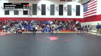 175 lbs Cons. Semi - Blake Taylor, Hudson vs David Warrior, Denver