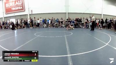 71 lbs Quarterfinal - Jonas Miranda, Nova WC vs Naseer Rantisi, Scanlan Wrestling Academy