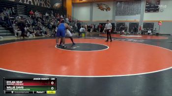 285 lbs Cons. Semi - Willie Davis, Cedar Rapids Washington vs Dylan Seay, Wahlert, Dubuque