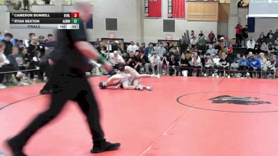 165 lbs Final - Cameron Bonnell, Burlington vs Ryan Sexton, Agawam