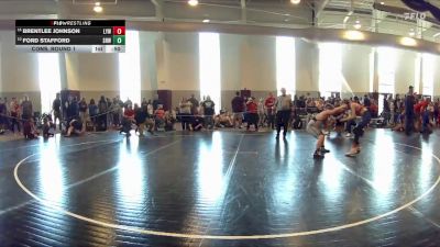 108 lbs Cons. Round 1 - Ford Stafford, Staunton River Wrestling Club vs Brentlee Johnson, Lebanon Youth Wrestling