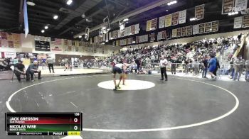 138 lbs Cons. Round 2 - Nicolas Wise, Bonita Vista vs Jack Gregson, San Marino