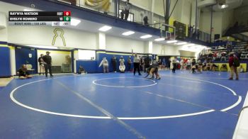 155 lbs 3rd Place - Ray'Nya Watson, Fort Smith Northside vs Evelyn Romero, Van Buren