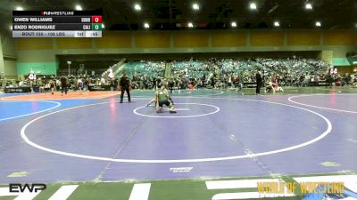 108 lbs Consi Of 8 #2 - Owen Williams, Bonneville Wrestling Club vs Enzo Rodriguez, California Grapplers