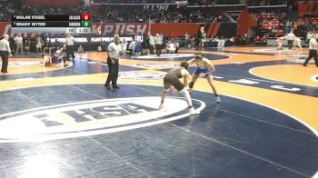 3A 157 lbs Cons. Semi - Brady Ritter, Orland Park (Sandburg) vs Nolan Vogel, Joliet (Catholic Academy)
