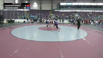 207 lbs Quarterfinal - Samantha Rabkin, Western New England vs Alexis Bilka-Durdon, Elmira College