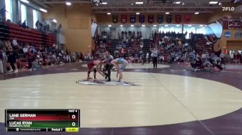 133 lbs Quarterfinal - Lane German, Coe vs Lucas Ryan, Minnesota State