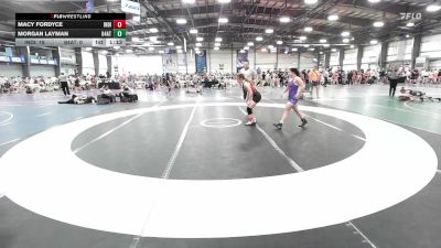 120 lbs Rr Rnd 2 - Macy Fordyce, Indiana Outlaws Purple vs Morgan Layman, 84 Athletes