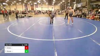 182 lbs Consi Of 8 #2 - Trevyn Gates, UT vs Tayshaun Glover, NC