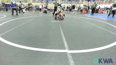 80 lbs Consi Of 4 - Connor Freeman, Tonkawa Takedown Club vs Kase Frith, Duncan Demon Wrestling