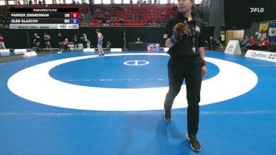 80kg Quarterfinal - Parker Zimmerman, London-Western Wrestling Club vs Gleb Glazcov, Dinos Wrestling Club
