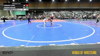 70 lbs Consi Of 16 #2 - Gregory Lopez, Lemoore Wrestling Club vs Hudson Weaver, Relentless Wrestling
