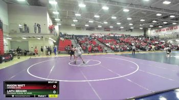 285 lbs Quarterfinal - Laith Ibrahim, Colorado School Of Mines vs Mason Watt, Chadron State