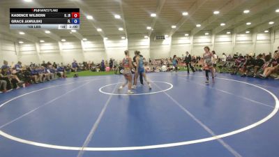 105 lbs Kadence Wilbern, Illinois vs Grace Jawulski, Florida