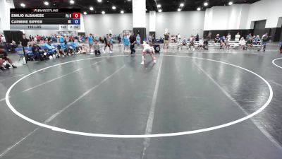 120 lbs Emilio Albanese, Pennsylvania Red vs Carmine Sipper, New Jersey