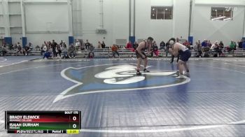 285 lbs Quarterfinal - Brady Elswick, Roanoke College vs Isaiah Durham, Messiah