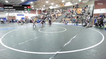 61-64 lbs Round 4 - Luke Lemos, Total Kaos Wrestling Club vs Asher Gifford, San Clemente Youth Wrestling