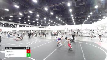 102 lbs 3rd Place - Forest Dull, Mattime vs Amarri Kem, Ravage WC