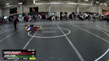 80 lbs Cons. Semi - Japre Cohen, Golden Ring Wrestling vs Kamdyn Beaudean, North East Jr Wrestling