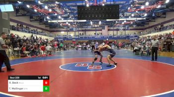 132 lbs Consi Of 8 #2 - Ryan Beck, Red Land vs Tristan Mellinger, Ephrata