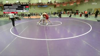 197 lbs Champ. Round 2 - Henry Christensen, Coe vs Ruben Vasquez, Concordia Wisconsin