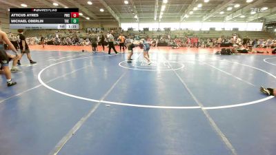 145 lbs Rr Rnd 2 - Atticus Ayres, Princeton Wrestling Club vs Michael Oberlin, The Fort Hammers Black