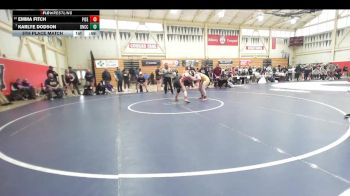 140 lbs 5th Place Match - Karlye Dodson, Del Norte (Cresent City) vs Emma Fitch, Pittsburg Senior