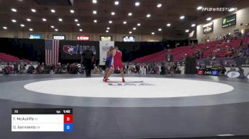 70 lbs 7th Place - Timothy McAuliffe, Arizona vs David Sarmiento, Oregon