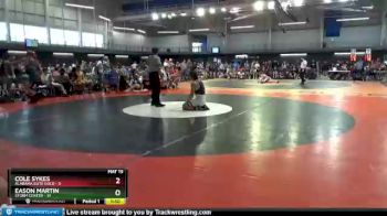 170 lbs Round 4 (6 Team) - COLE SYKES, Alabama Elite Gold vs Eason Martin, Storm Center