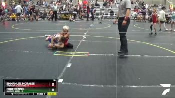 52 lbs Round 4 (6 Team) - Emmanuel Morales, American Gladiators vs Crue Dennis, BadBass Green