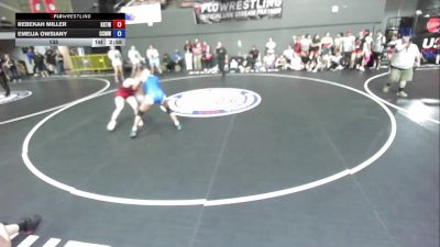 140 lbs Rebekah Miller, KTWA-Kings-Tulare Wrestling Association vs Emelia Owsiany, CMWA - Coastal Mountain Wrestling Association