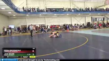 133 lbs Champ. Round 2 - Noah Grossnickle, Waynesburg University vs Jack Bauer, Wilkes University