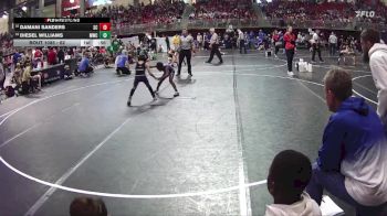 62 lbs Champ. Round 1 - Diesel Williams, Milford Wrestling Club vs Damani Sanders, Sherman Challengers