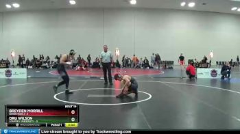133 lbs Quarters & 1st Wb (16 Team) - Breyden Morrill, Baker (Kan.) vs Dru Wilson, Lourdes University