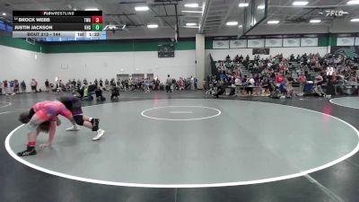 144 lbs Champ. Round 2 - Justin Jackson, Kearney High School vs Brock Webb, Thoroughbred Wrestling Academy