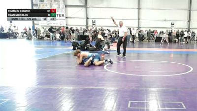 120 lbs Consi Of 64 #2 - Francis Segura, NY vs Ryan Morales, RI