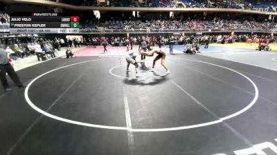 5A 165 lbs Cons. Round 3 - Preston Kepler, Comal Smithson Valley vs Julio Velo, Frisco Liberty