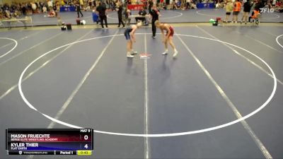 113 lbs Champ. Round 1 - Mason Fruechte, Berge Elite Wrestling Academy vs Kyler Thier, Flat Earth