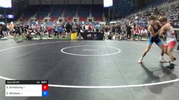 145 lbs Cons 64 #2 - Sebastian Armstrong, Rhode Island vs Easton Biladeau, Iowa