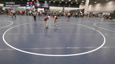 155 lbs Quarters - Brynlee Vaughan, Wisconsin vs Eva Garcia, Surfside X Wrestling