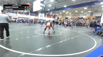 175 lbs Cons. Round 4 - Maddox Frerking, Bishop Gorman HS vs Sam Pinto, Rancho Bernardo