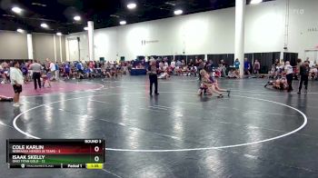 126 lbs Round 3 (8 Team) - Cole Karlin, Nebraska Heroes (B Team) vs Isaak Skelly, Ohio Titan Gold