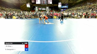 140 lbs Round Of 64 - Mackenzie Blue, TX vs Skylee Gangwish, WY