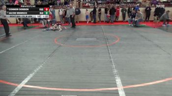 70_B lbs Round Of 16 - Connor Dobson, Punxsutawney vs Jacob Wenrich, Bald Eagle Area