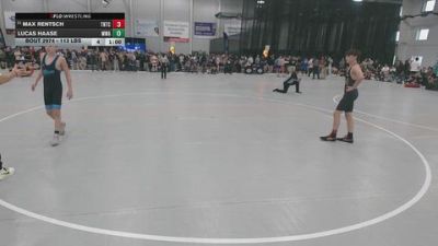 113 lbs Cons. Rd Of 32 - Max Rentsch, Team Nazar Training Center vs Lucas Haase, Moen Wrestling Academy