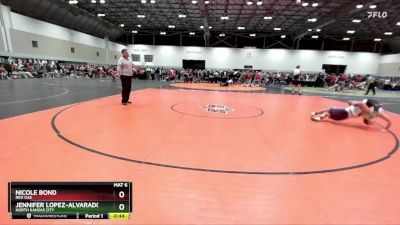 130 lbs Cons. Round 4 - Nicole Bond, Red Oak vs Jennifer Lopez-Alvarado, North Kansas City