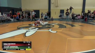 70 10U 1st Place Match - Cruz Prasnicki, Dakota Boyz vs Tucker Anderson, Owatonna Wrestling Academy