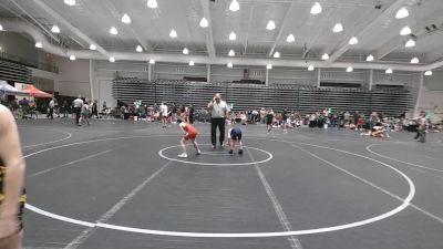 56 lbs Round 7 (8 Team) - Cannon Eckhardt, SC United vs Myles Travis, Grundy WC Black
