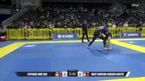 Stephanie Anne Cain vs Meicy Andreina Carranza Matute 2025 Pan IBJJF Jiu-Jitsu No-Gi Championship